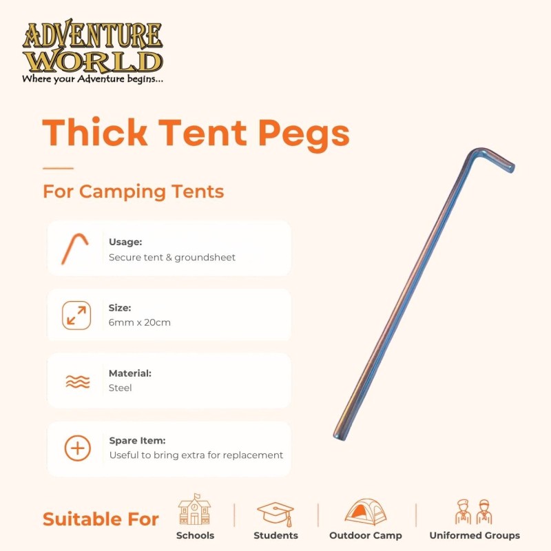 Thick Tent Peg