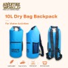 10L Dry Bag Backpack for Water Activities