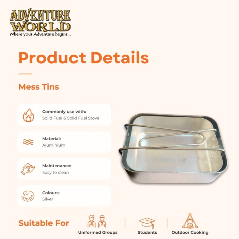 Mess Tins for Outdoor Cooking