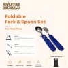 Foldable Fork & Spoon Set