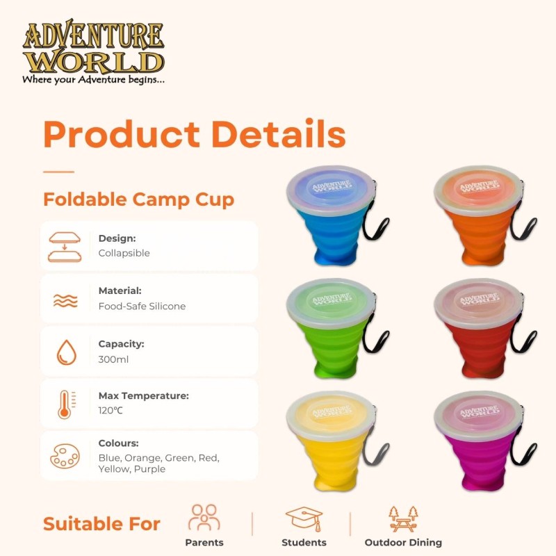 Foldable Camp Cup