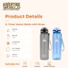 1L Tritan Water Bottle with Straw