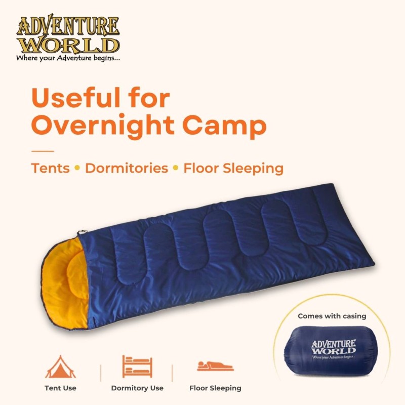 Hollow Fibre Sleeping Bag for School Camp