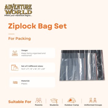 Ziplock Bag Set for Packing