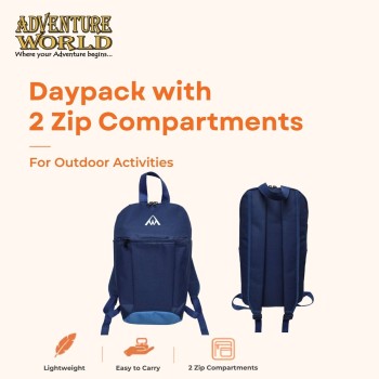 Daypack with 2 Zip Compartments