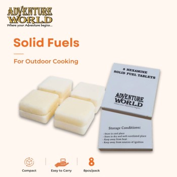 Solid Fuel for Outdoor Cooking