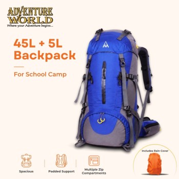 45L + 5L Backpack for School Camp