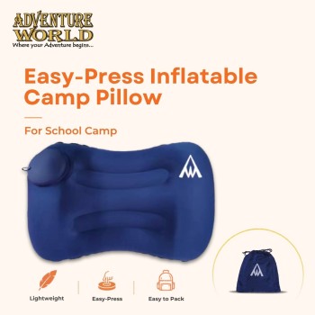 Easy-Press Inflatable Pillow for School Camp