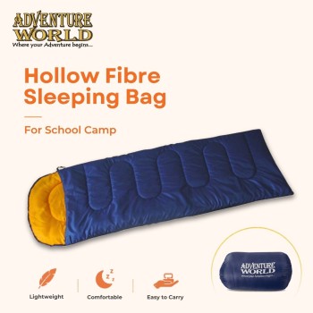 Hollow Fibre Sleeping Bag for School Camp