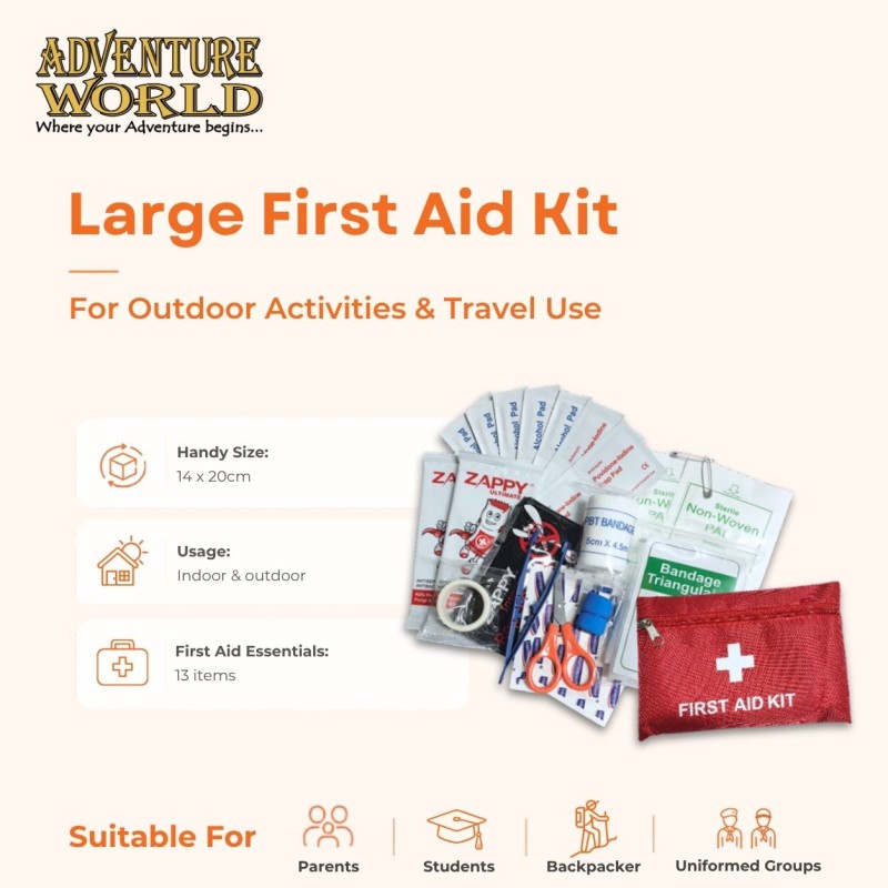 Large First Aid Kit for Camps & Group Activities