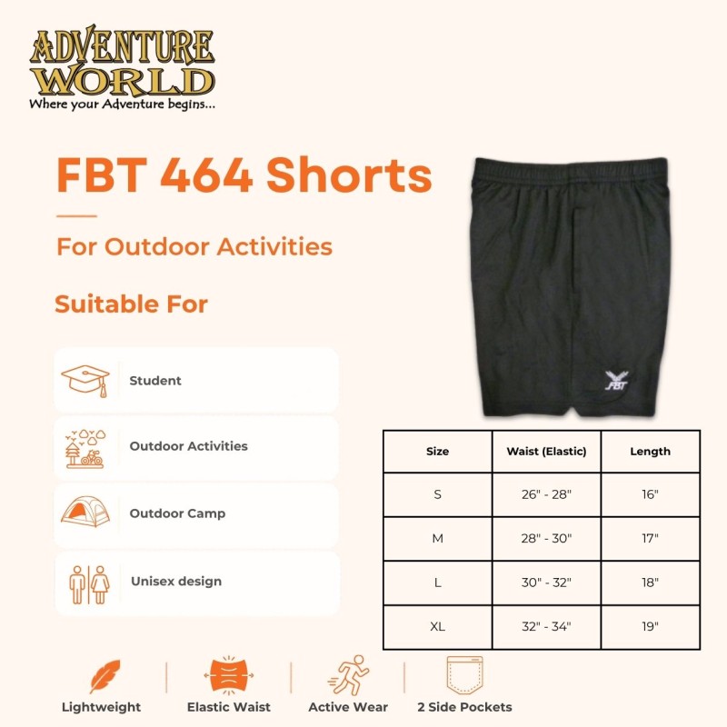 FBT Shorts #464 without Lining