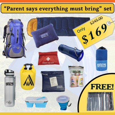 "Parent says everything must bring" set