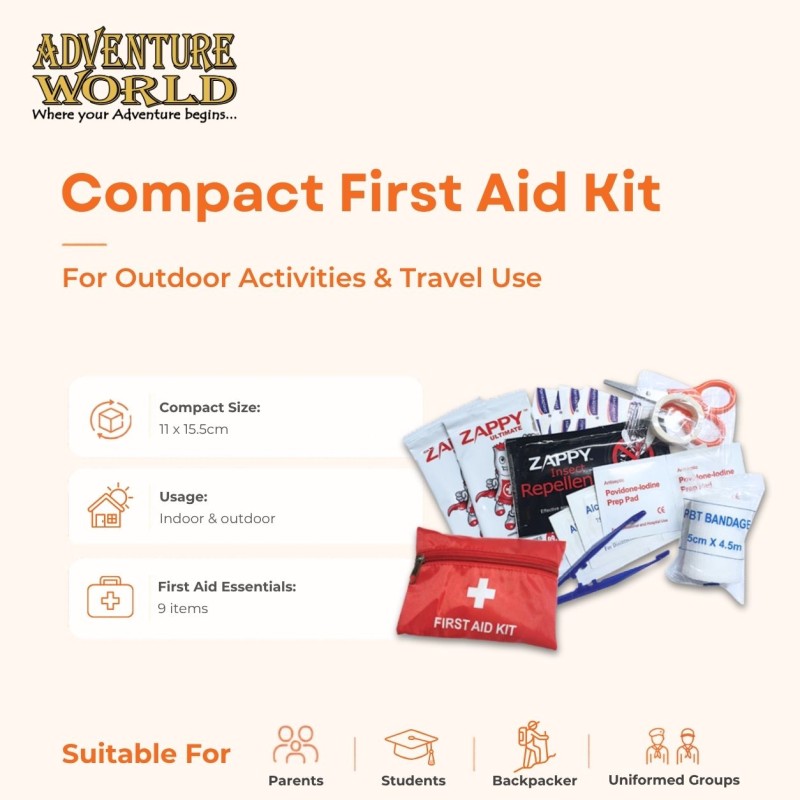 Compact First Aid Kit for Outdoor Activities